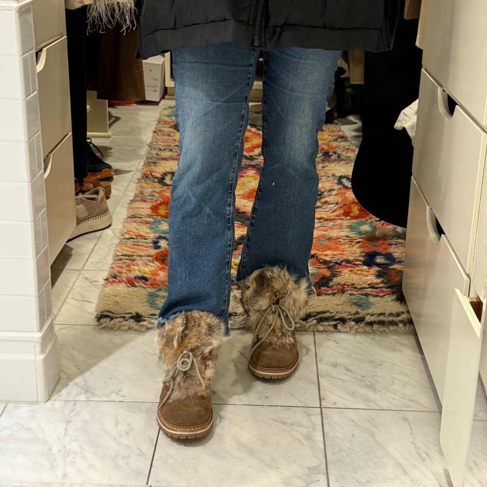 Montelliana Suede and Fur Hiking Boot - Picture 12 of 12